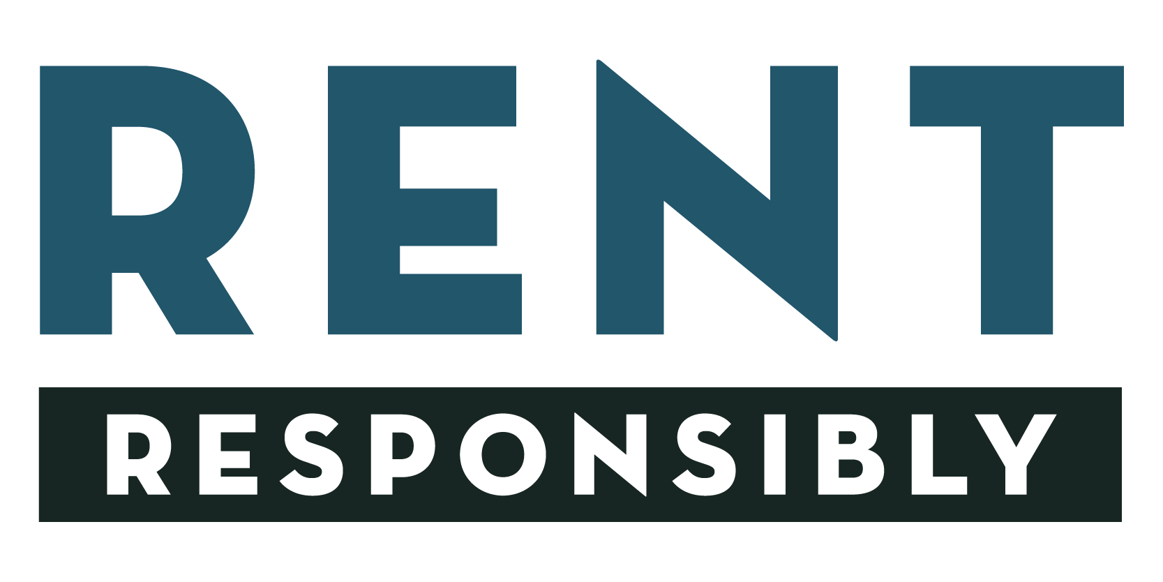 rent responsibly logo white